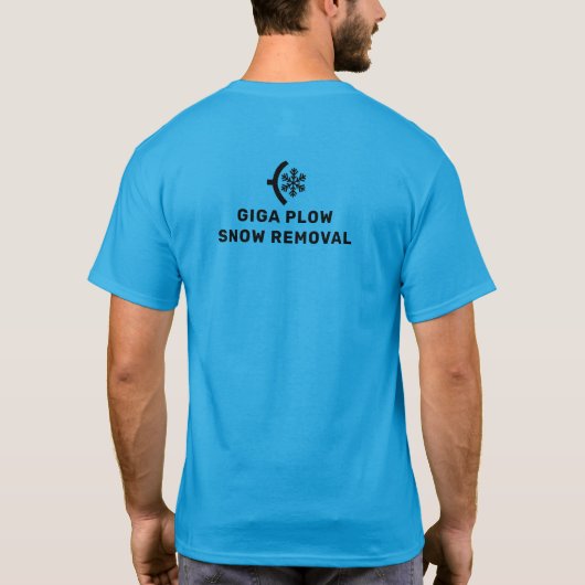 T-shirt Graphique De Souche Et De Flocon De Neige (Dos)