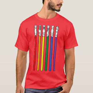 T-shirt Graphique de soutien du mois LGBTQ Gay pride arc-e