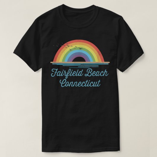 T-shirt Graphique de souvenirs de Fairfield Beach Connecti (Design devant)
