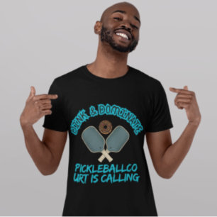 T-shirt Graphique de sport de beignet de pickleball Dink &