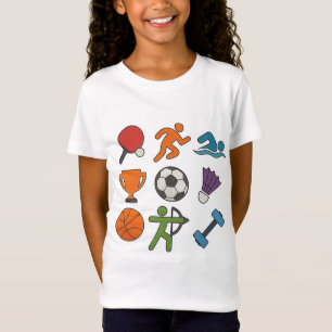 T-shirt graphique de style sportif – Conception at