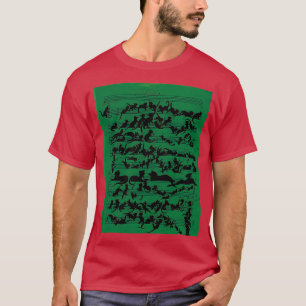 T-shirt Graphique de symphonie de chats