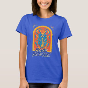 T-shirt Graphique de Talavera de scarabée bleu