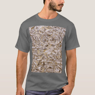 T-shirt Graphique de texture de contreplaqué de constructi