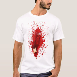 T-shirt Graphique De Tige Sanguine Bloody Im