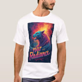 T-shirt Graphique de tigre "Roar in Radiance" (Devant)