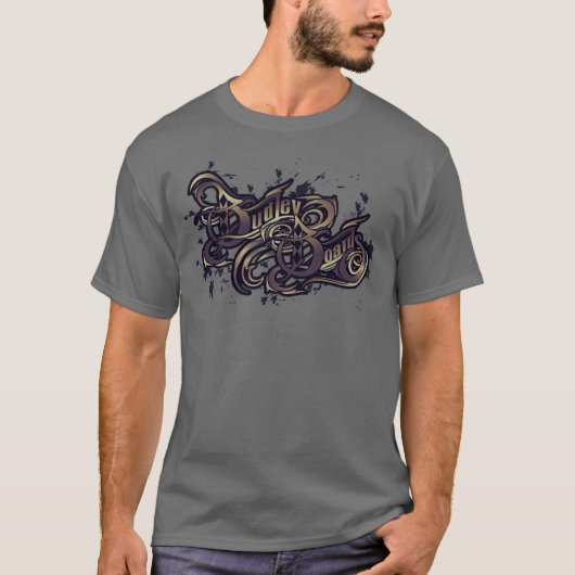 T-shirt Graphique de tribal de Budley (Devant)