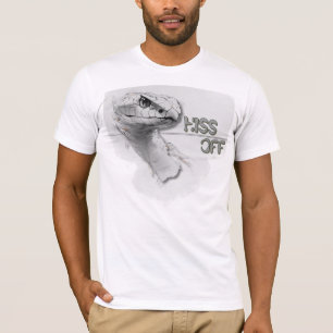 T-shirt Graphique de vipère "Fous-nous la paix"