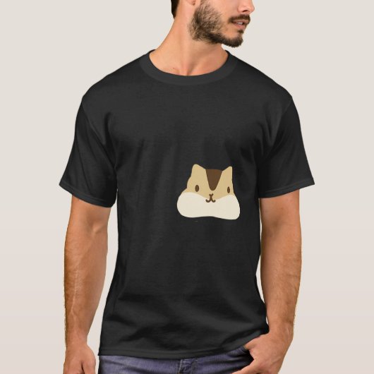 T-shirt Graphique de visage de petit écureuil (Devant)