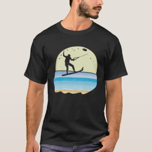 T-shirt Graphique de Wakeboard de chien cool pour Wakeboar