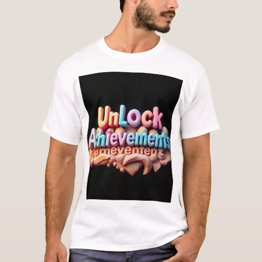 T-shirt graphique Débloquer Réussite (Devant)