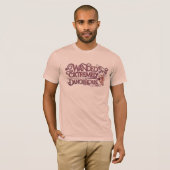 T-shirt Graphique Débordé Et Extrêmement Dangereux - Rose (Devant entier)