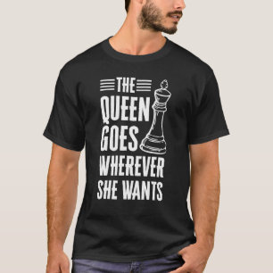 T-shirt Graphique d'échecs Hommes Garçons Entraîneur d'éch