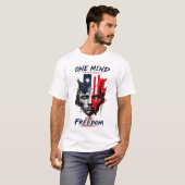 T-Shirt Graphique Déclaration de Liberté Patriotiq (Devant entier)