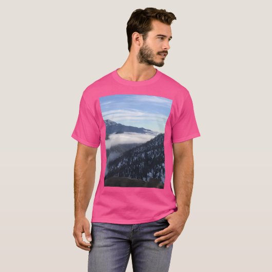 T-shirt Graphique des monts Misty (Devant entier)