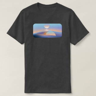 T-shirt graphique désertique de science-fiction mi