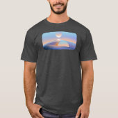 T-shirt graphique désertique de science-fiction mi (Devant)