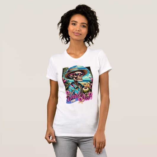 T-shirt Graphique d'été (Devant entier)