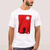 T-shirt Graphique d'horreur (Devant)