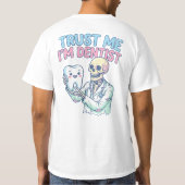 T-shirt Graphique d'humour dentaire (Dos)