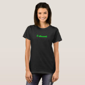 T-shirt Graphique d'Humour du programmeur hacker de comman (Devant entier)