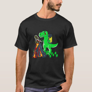 T-shirt Graphique d'illustration amusant de T-Rex Roast Ma