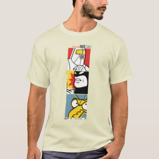 T-shirt Graphique d'impression de test de projection de fa