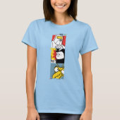 T-shirt Graphique d'impression de test de projection de fa (Devant)