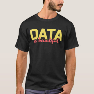 T-shirt Graphique Données TF ou analystes Scientifiques In