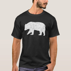 T-shirt Graphique D'Ours Déchiré Pour Les Ours Animaux