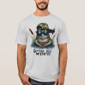 T-shirt graphique drôle avec citation Getting Jigg (Devant)