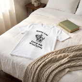 T-shirt graphique drôle de chiot débraillé