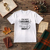 T-shirt graphique drôle de citation pour expliquer