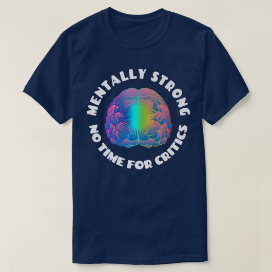 T-shirt Graphique du cerveau du Cool de sensibilisation à (Design devant)