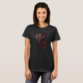 T-shirt Graphique du dragon chinois  (Devant entier)