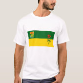 T-shirt Graphique du drapeau de la Saskatchewan (Devant)