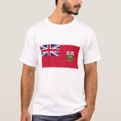 T-shirt Graphique du drapeau du Manitoba (Devant)