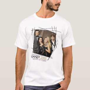 T-shirt Graphique du groupe de glamour Gossip Girl