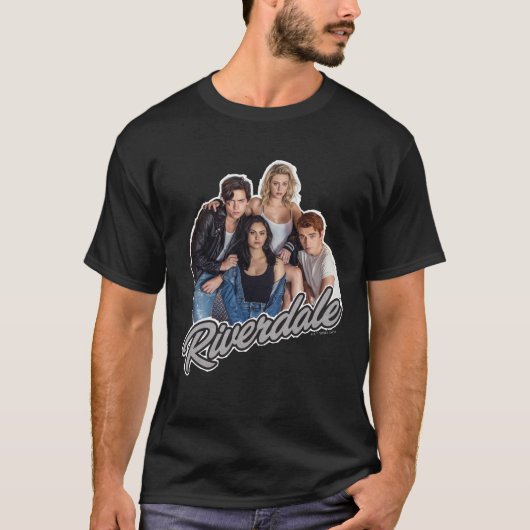 T-shirt Graphique du groupe Retro Riverdale (Devant)