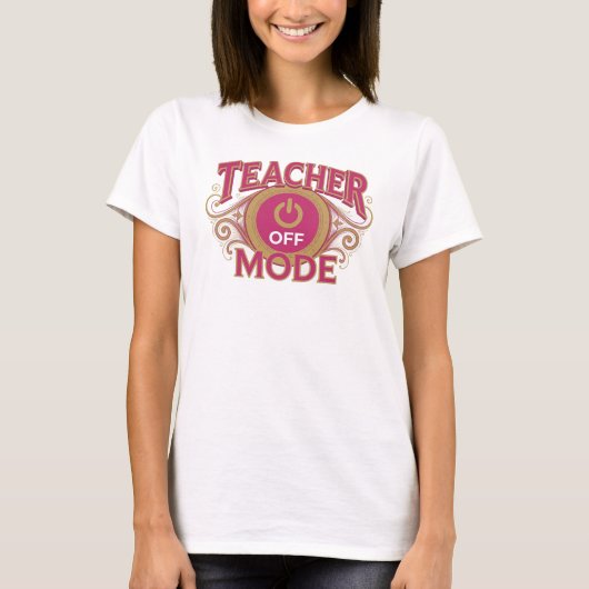T-shirt graphique Dynamic Red TEACH MODE OFF (Devant)