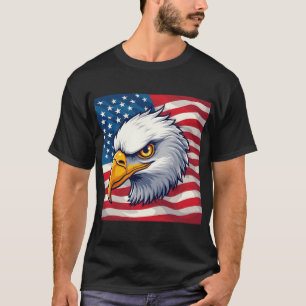 T-shirt graphique Eagle Head – USA Pride Apparel