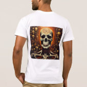 T-shirt graphique Edgy Skull Head Skeleton (Dos)