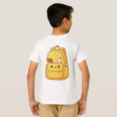 T-shirt graphique élève avec robot intelligent et (Dos entier)