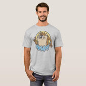 T-shirt Graphique en cercle extensible TAZ™ (Devant entier)