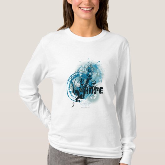 T-shirt Graphique en lanterne bleue 3 (Devant)