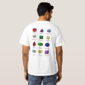 T-shirt graphique en pierre d'oiseau (Dos entier)
