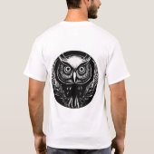 T-shirt graphique Enchanter Owl - Oiseau Artistiqu (Dos)