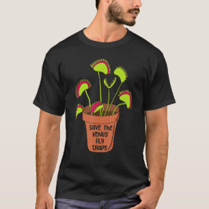 T-shirt Graphique Enregistrer les pièges à vol Vénus