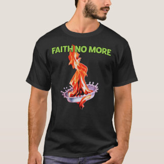 T-shirt Graphique Faith Arts Plus d'amour Rock Band Classi