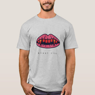 T-Shirt graphique fantôme bisou effrayant